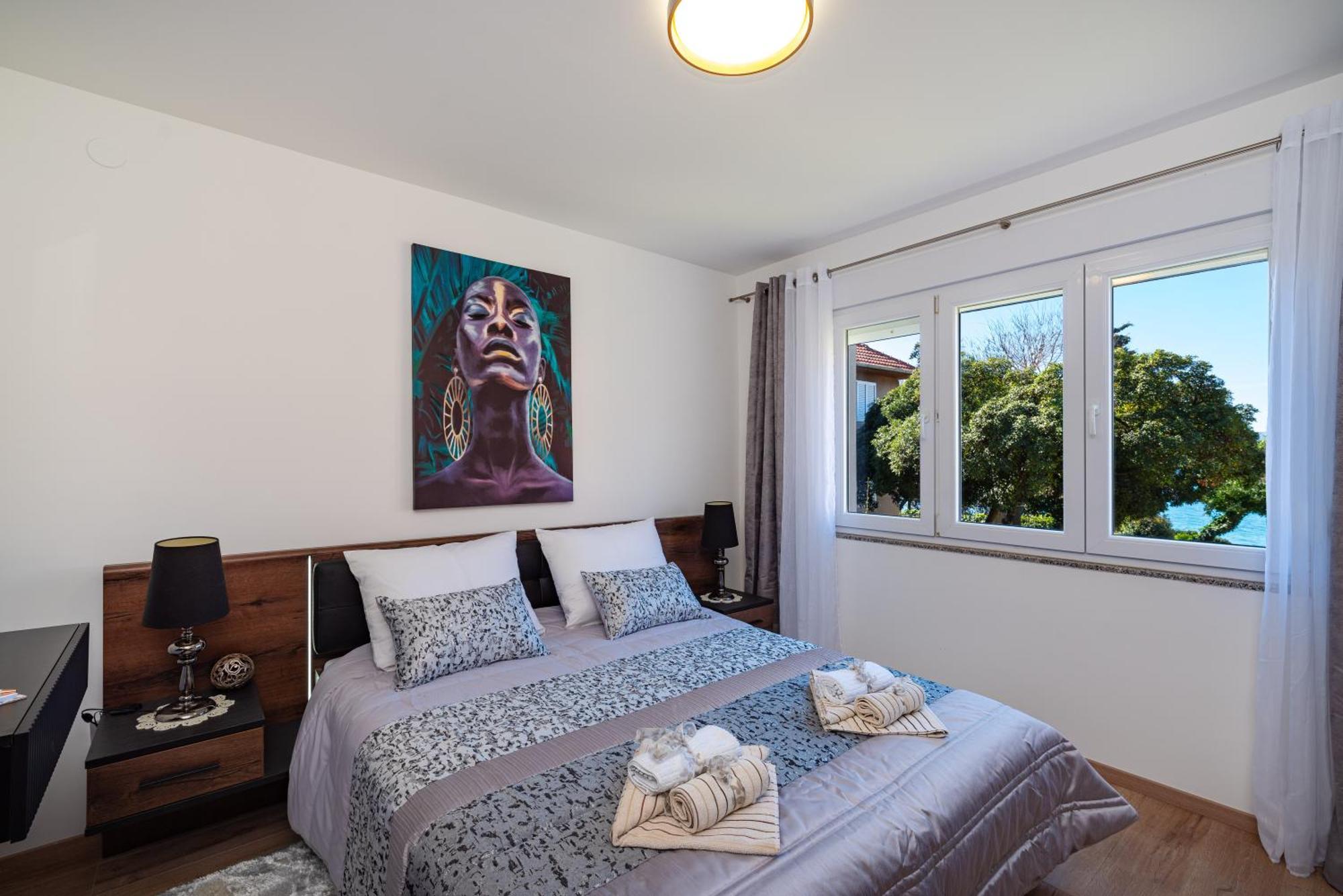 Kolovare Garden Oasis - First Row By Sea Apartment Zadar Bagian luar foto
